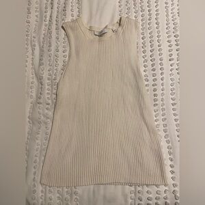 Vince Ribbed Sweater Tank